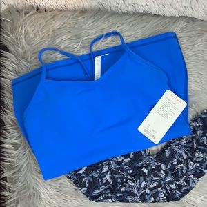 Lululemon Power Y Tank *Luon NWT Blue